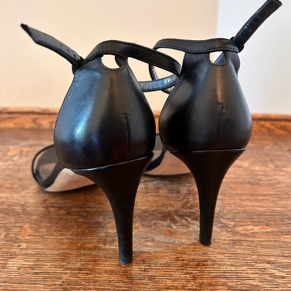Stuart Weitzman Black Strappy Heels - Picture 5 of 6